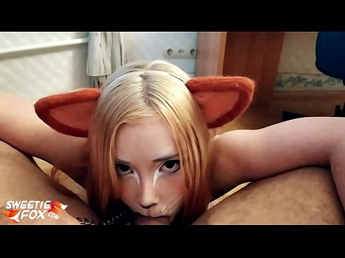 ❤️ Kitsune gëlltit kar dhe sperma në gojën e saj ❤️❌ Qyrje tek ne ❌